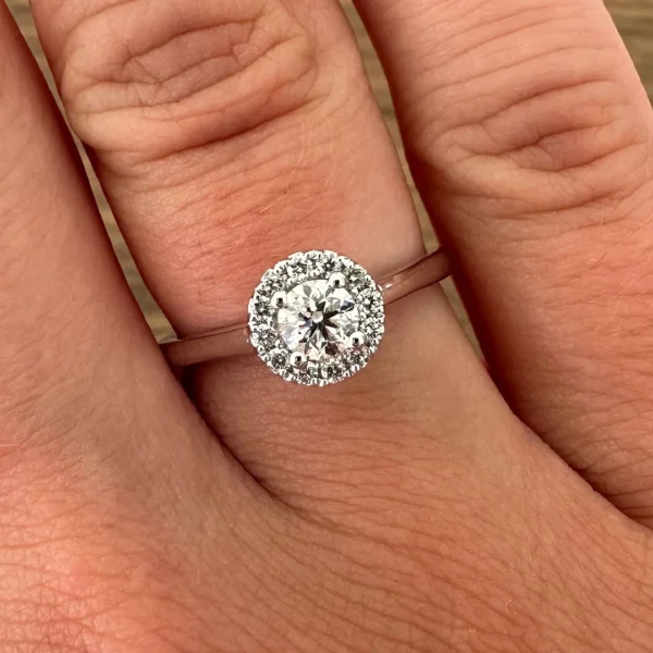 Diamond Halo Design Ring - Product Code - G872